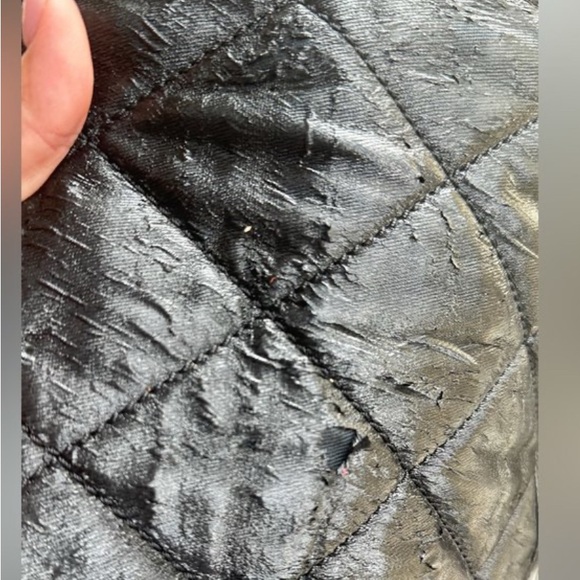 Chanel Paris Biarritz Tote PM Black Coated Canvas Leather Women's Tote B… - Picture 12 of 13